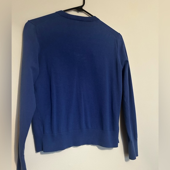 **2 for $15 +FREE SHIPPING! J. Crew Royal Blue Knit Cardigan - Picture 4 of 8